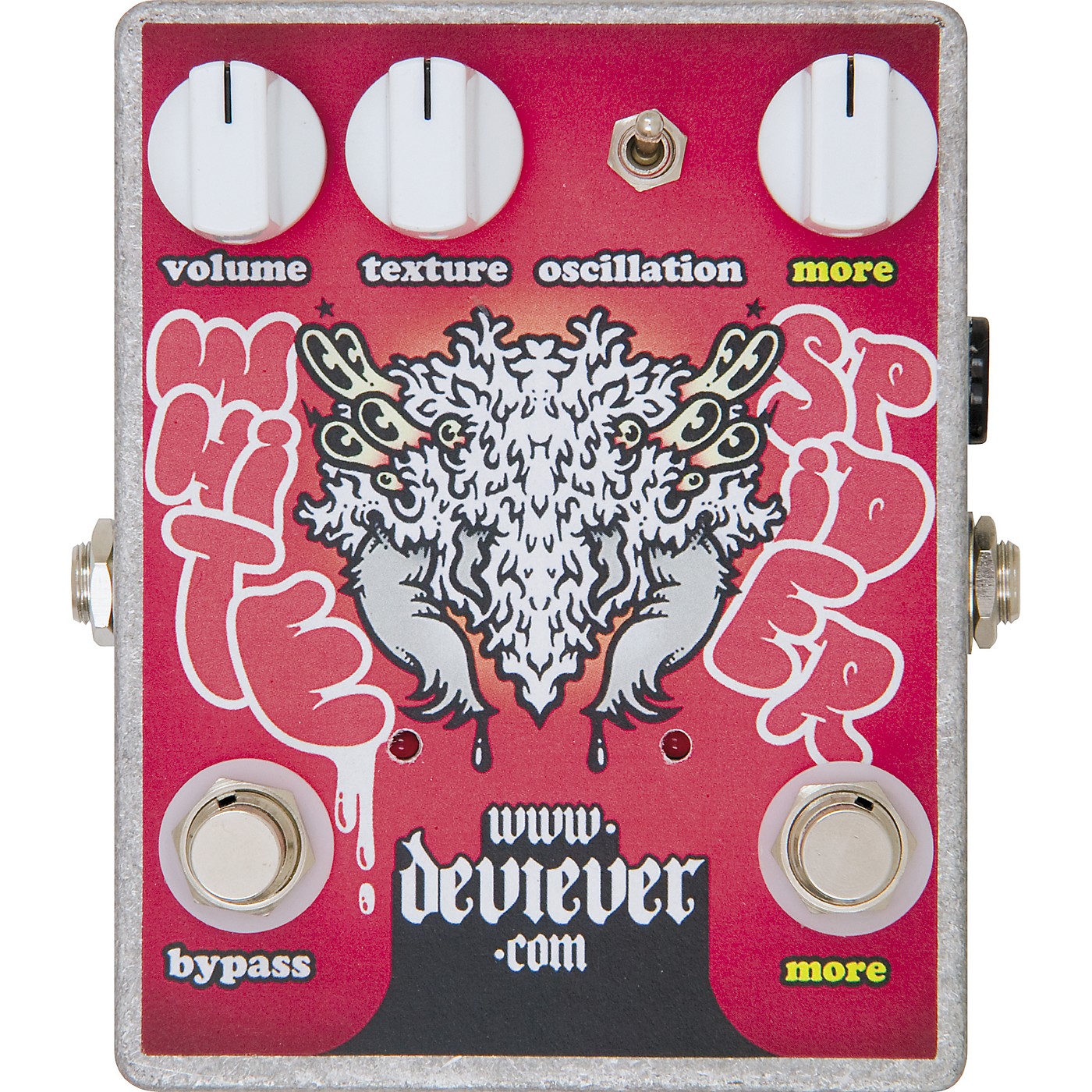 Devi Ever White Spider Overdrive Guitar Effects Pedal - Woodwind