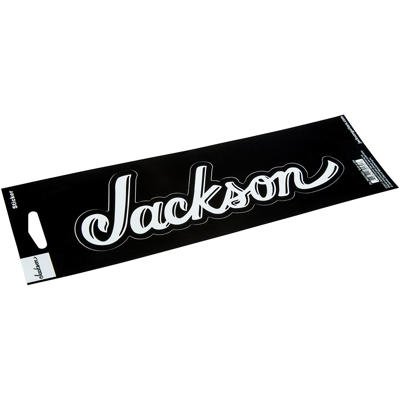 Jackson White Vinyl Sticker thumbnail