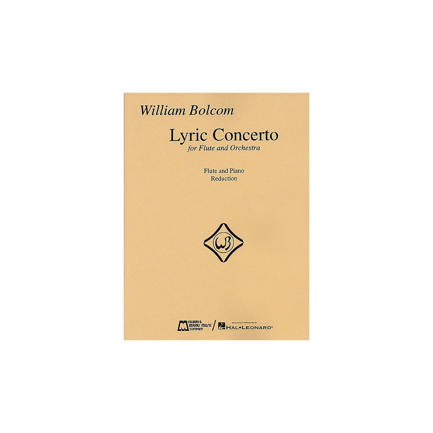 Edward B. Marks Music Company William Bolcom - Lyric Concerto for Flute and Orchestra (Piano Reduction) Woodwind Solo Series thumbnail