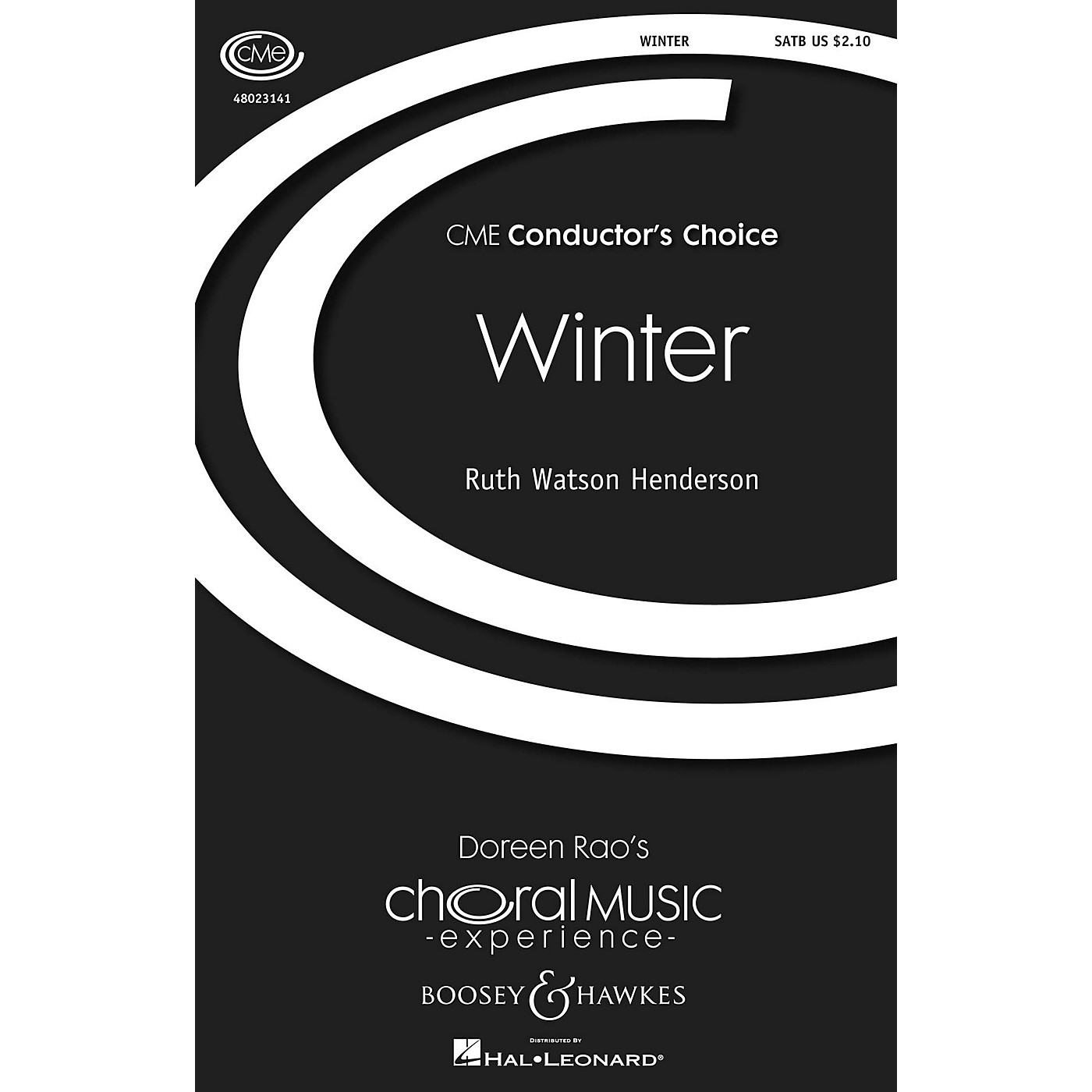 Boosey and Hawkes Winter (CME Conductor's Choice) SATB Divisi composed by Ruth Watson Henderson thumbnail