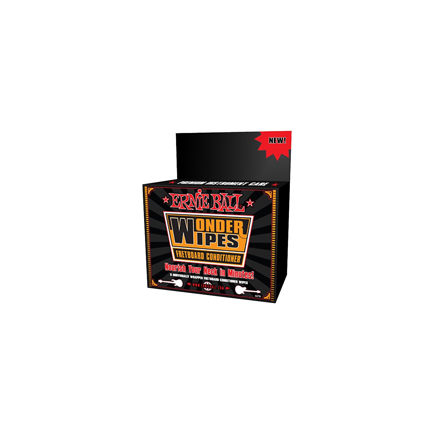 Ernie Ball Wonder Wipe Fretboard Conditioner 6-pack thumbnail