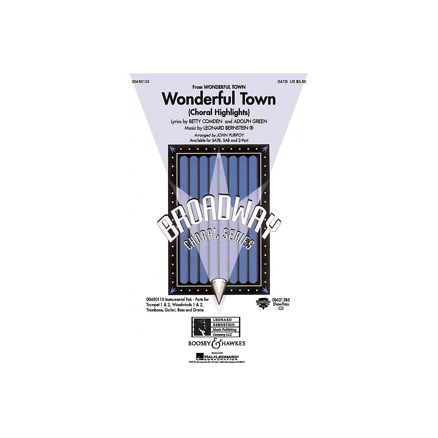 Hal Leonard Wonderful Town (Choral Highlights) SAB Arranged by John Purifoy thumbnail
