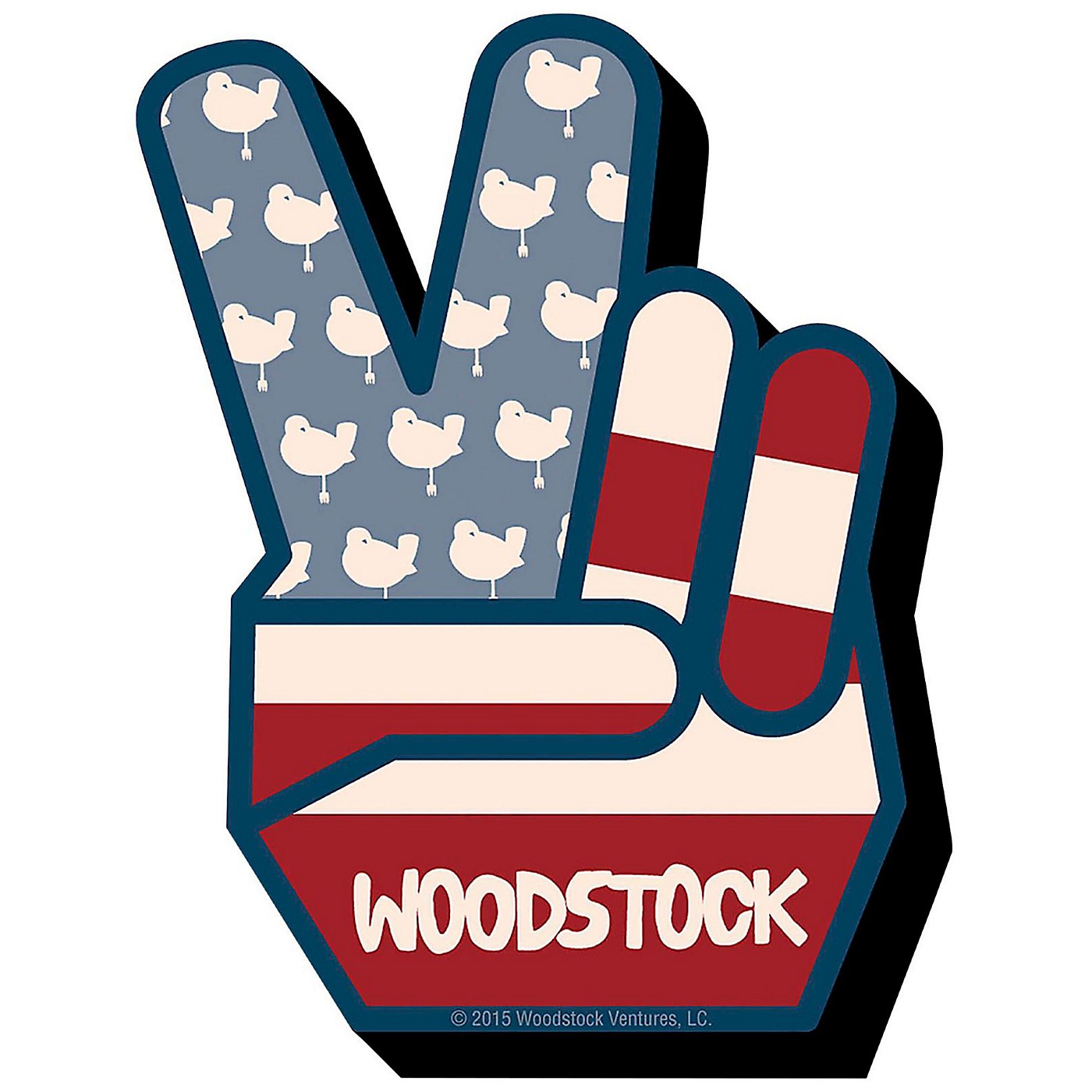 Hal Leonard Woodstock Peace Chunky Magnet thumbnail