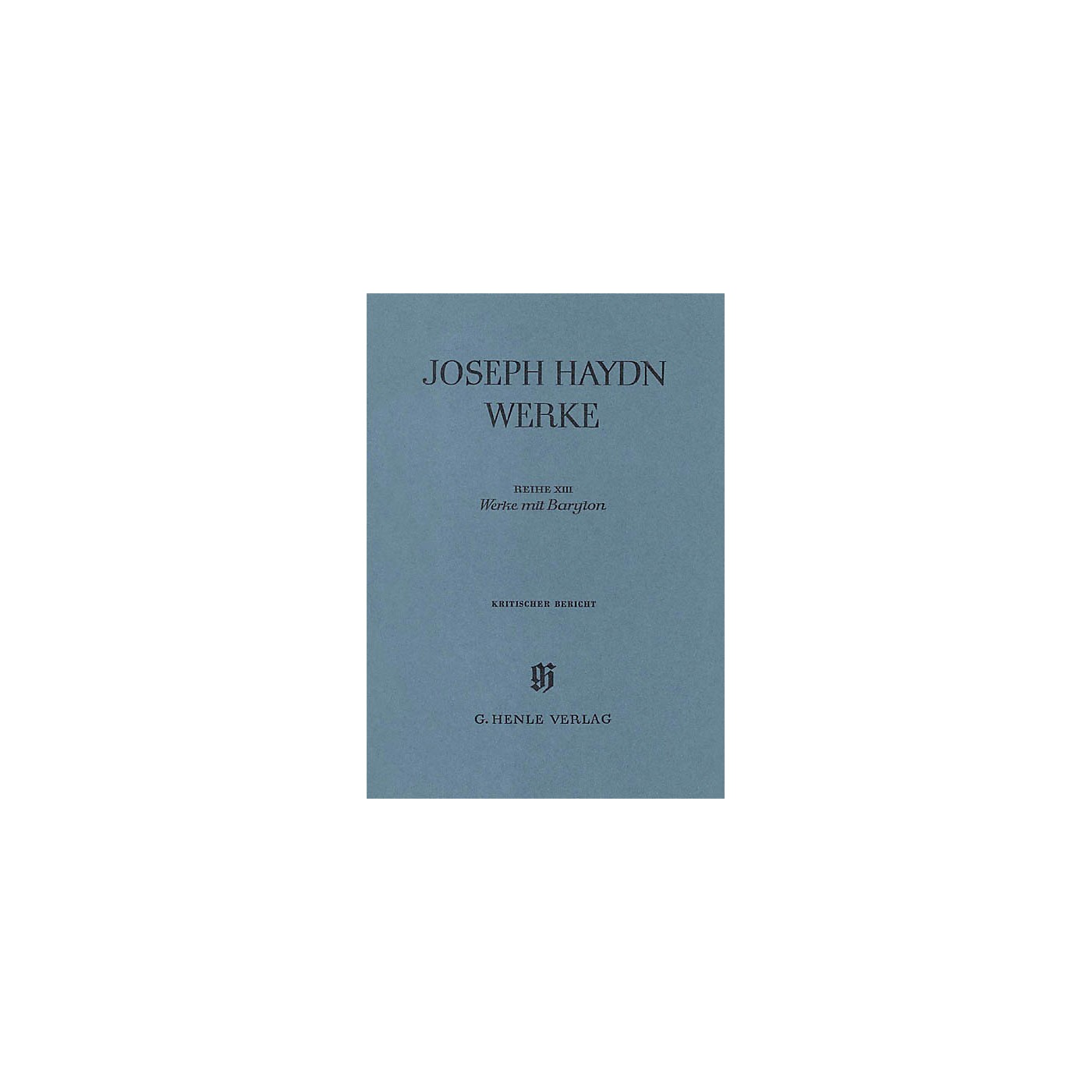 G. Henle Verlag Works with Barytoneseries Henle Edition Series Hardcover thumbnail