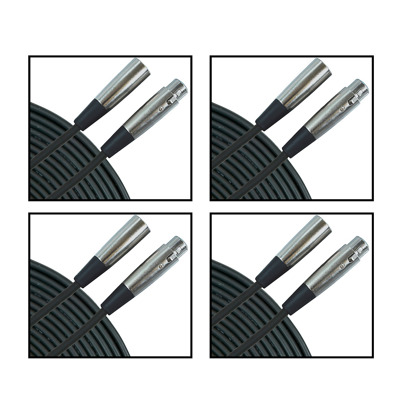 Gear One XLR Microphone Cable 4-Pack thumbnail