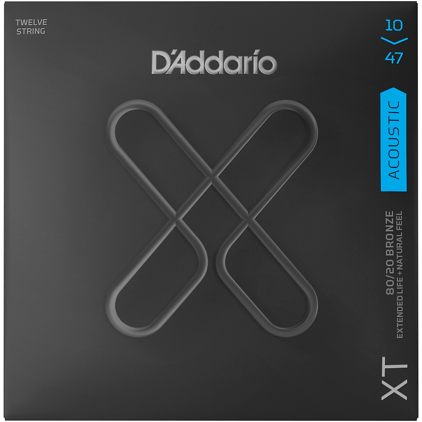 D'Addario XT Acoustic Strings, 12-String Light, 10-47 thumbnail