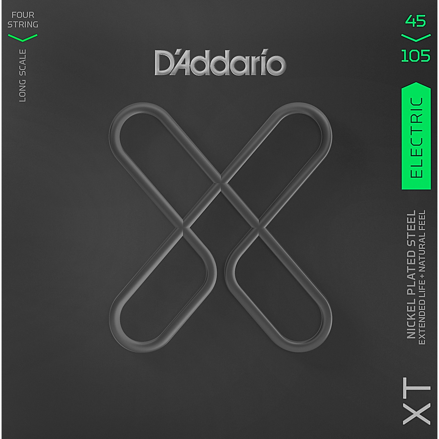 D'Addario XT Electric Bass Coated Nickel, Light Top/Medium Bottom Long Scale 45-105 thumbnail