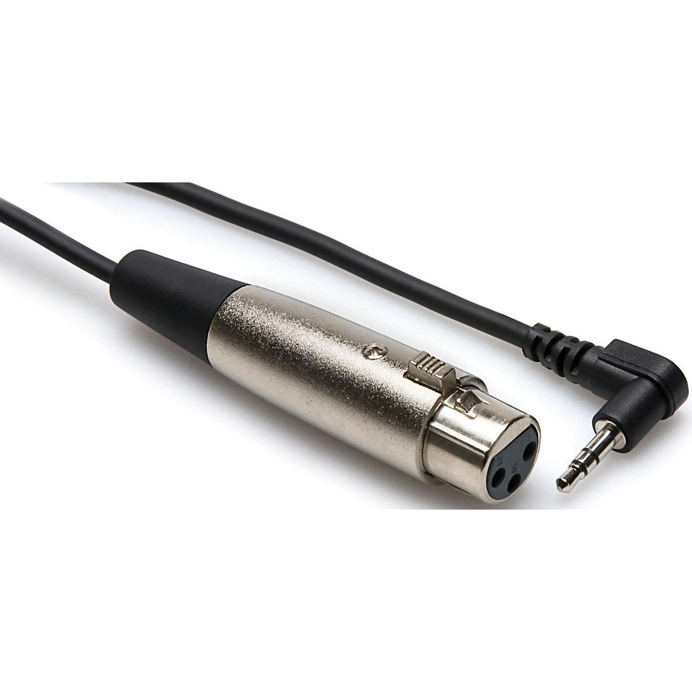 Hosa XVS-101F XLR3F to Right-Angle 3.5mm TRS Microphone Cable thumbnail