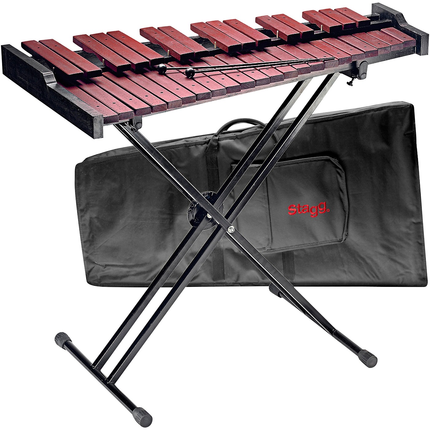 Stagg Xylo-Set 37 HG 3 Octave Xylophone with Stand and Bag thumbnail