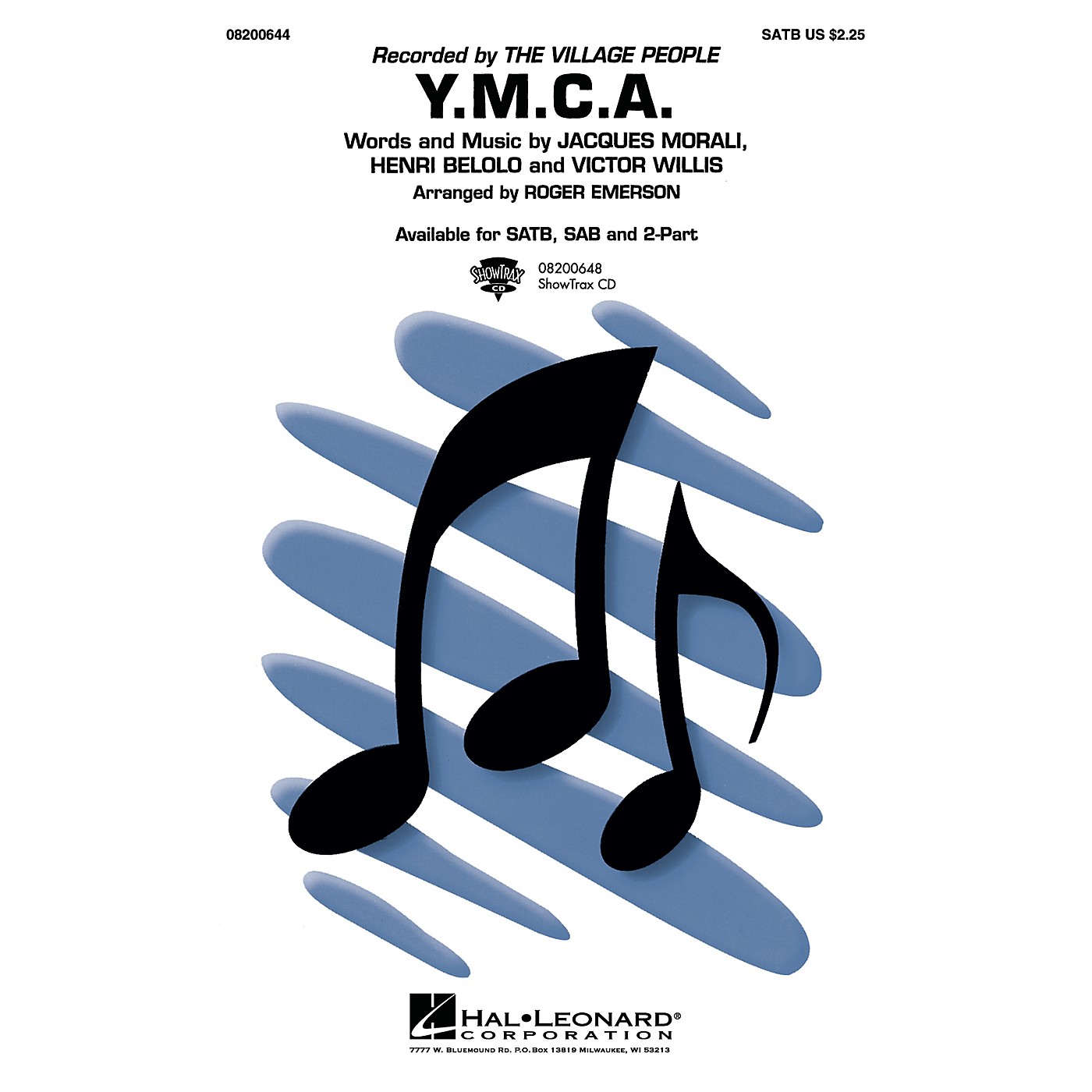 Hal Leonard Y.M.C.A. Combo Parts by The Village People Arranged by Roger Emerson thumbnail