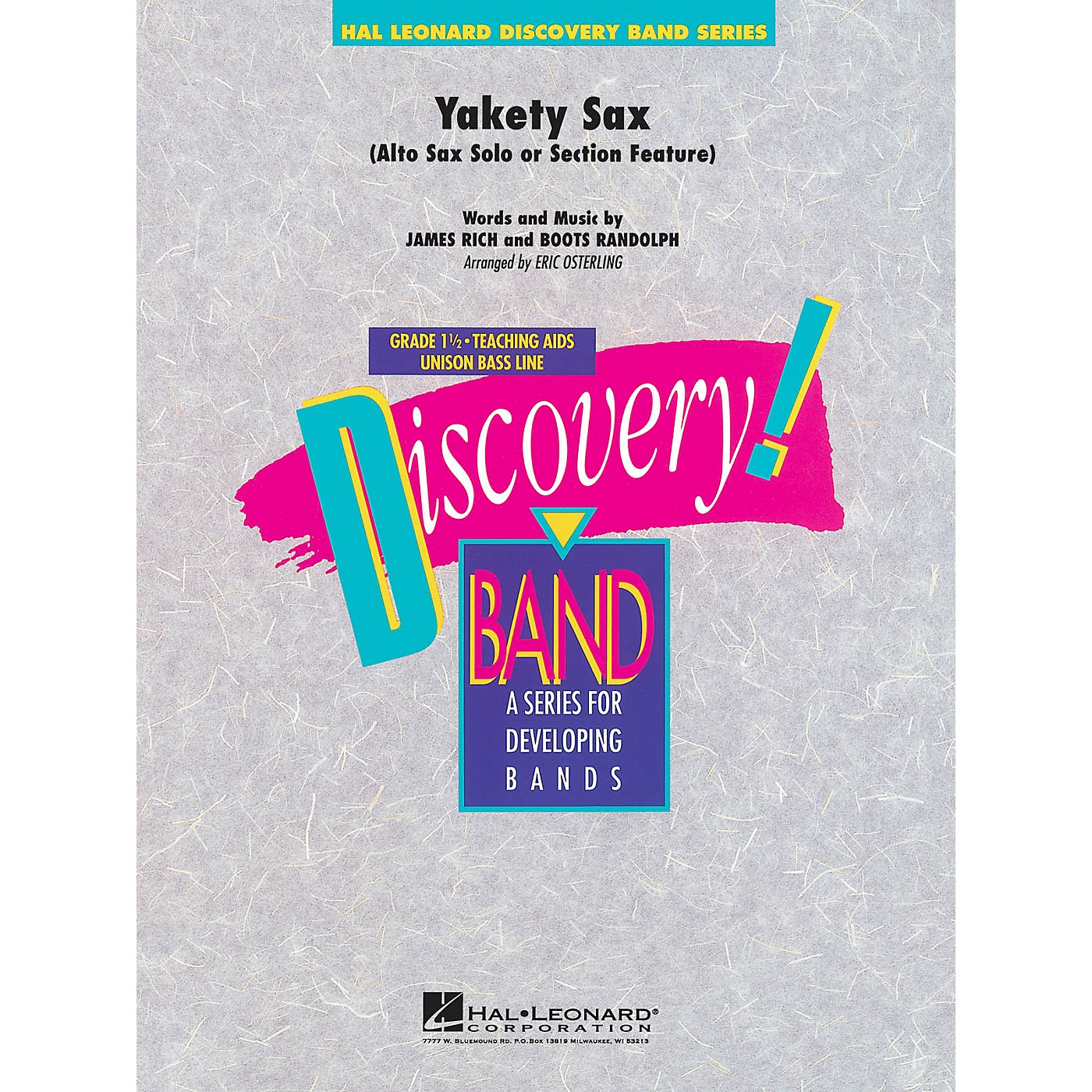 Hal Leonard Yakety Sax Concert Band Level 1.5 Arranged by Eric Osterling thumbnail