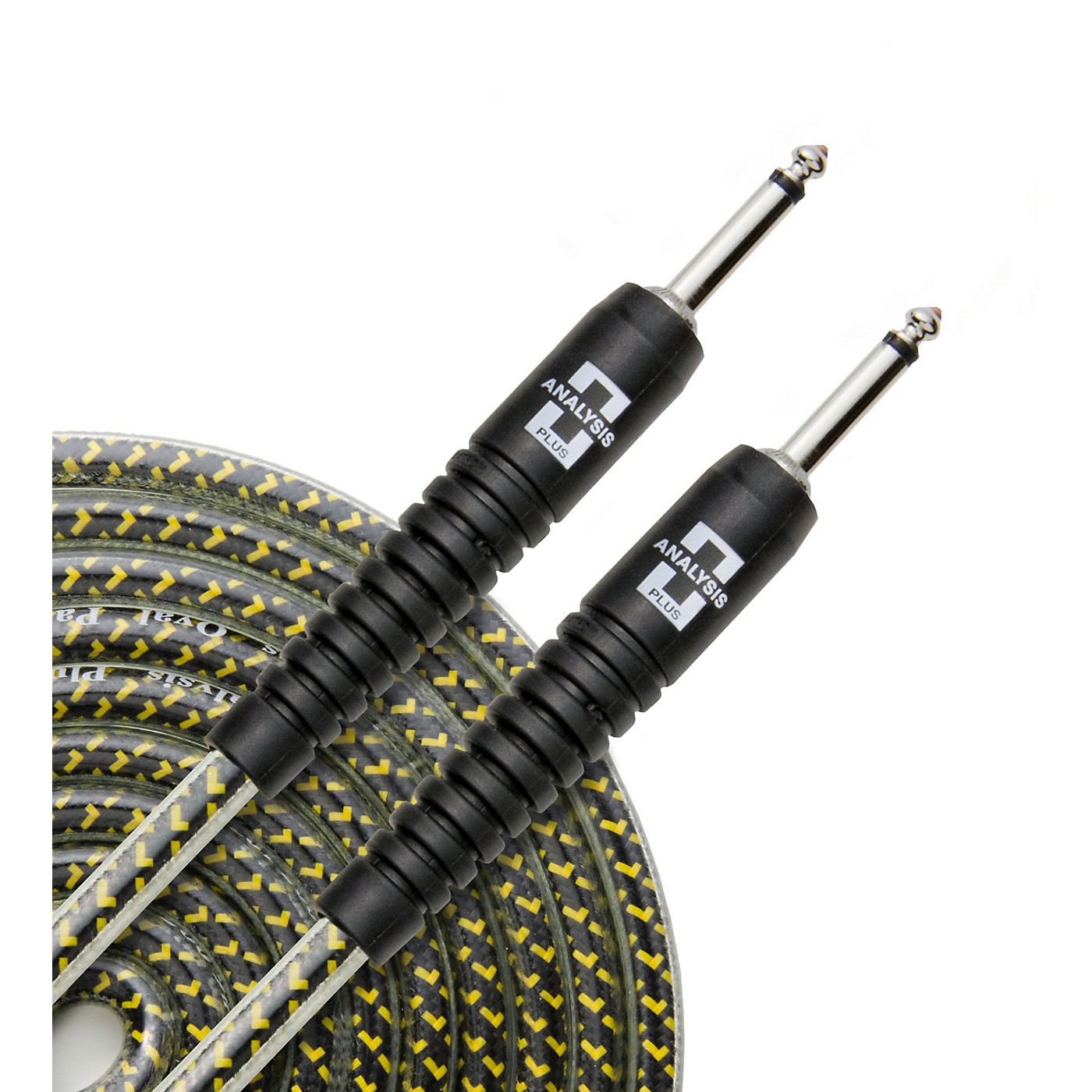 Analysis Plus Yellow Oval Instrument Cable with Overmold Plug w/Straight-Straight Plugs thumbnail
