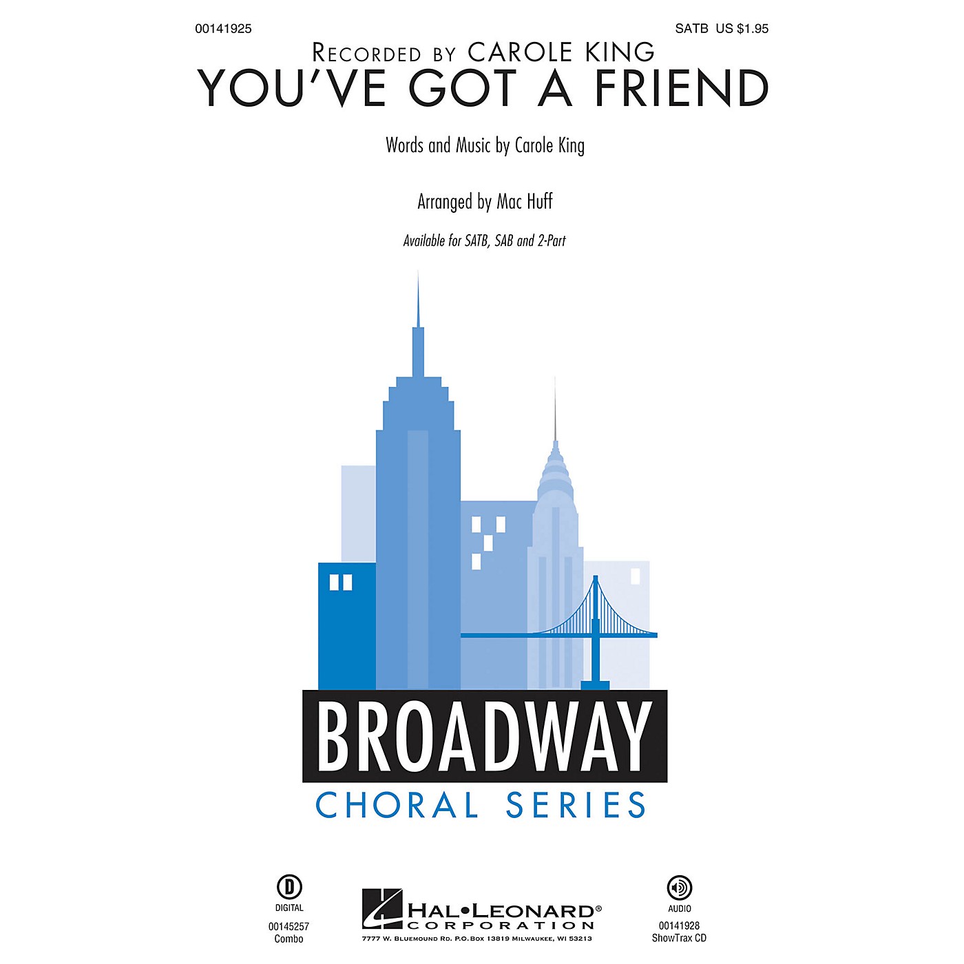 Hal Leonard You've Got a Friend 2-Part by Carole King Arranged by Mac Huff thumbnail