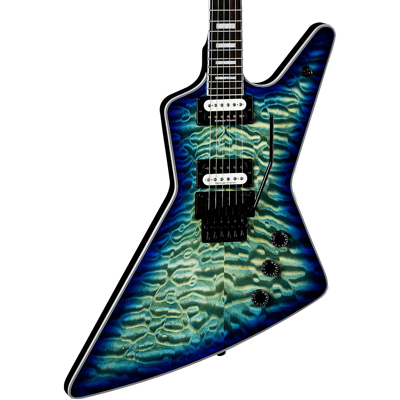 Dean Z Select Quilt Top with Floyd Electric Guitar thumbnail