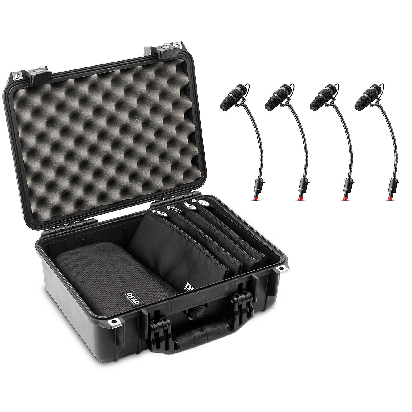 DPA Microphones d:vote CORE 4099 Classic Touring Kit, 4 Mics and accessories, Loud SPL in a Peli-case thumbnail